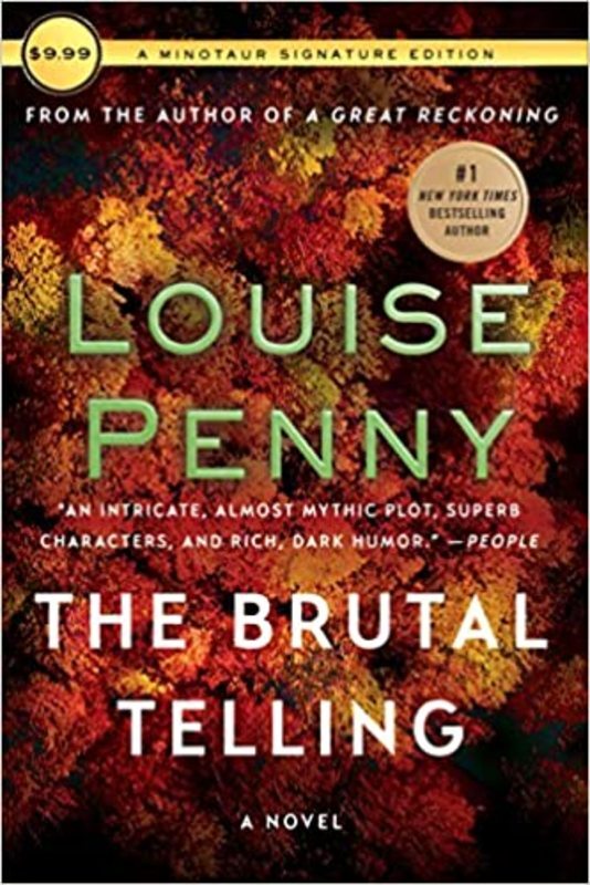 Book cover for "The Brutal Telling" by Louise Penny