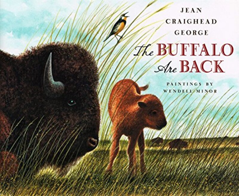 Book cover for "The Buffalo Are Back" by Jean Craighead George