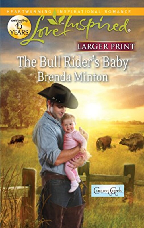 Book cover for "The Bull Rider's Baby" by Brenda Minton