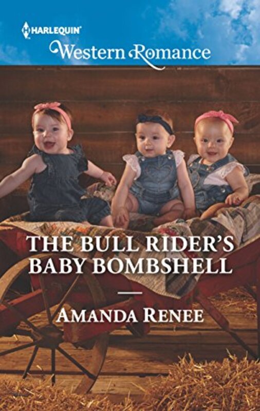 Book cover for "The Bull Rider's Baby Bombshell" by Amanda Renée