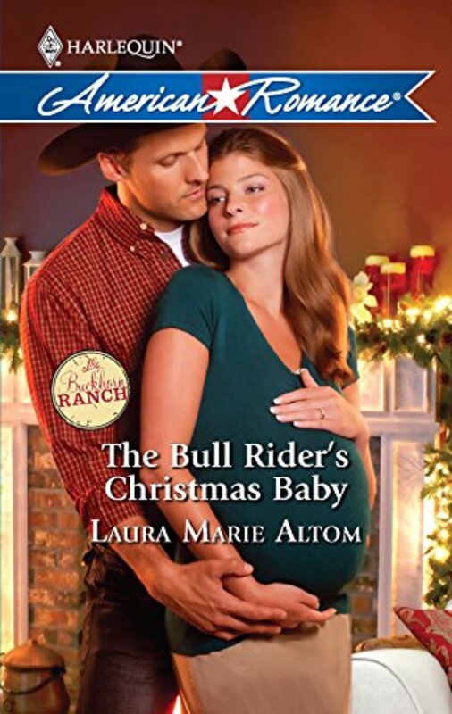 Book cover for "The Bull Rider's Christmas Baby" by Laura Marie Altom