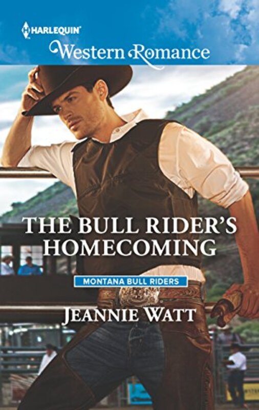 Book cover for "The Bull Rider's Homecoming" by Jeannie Watt