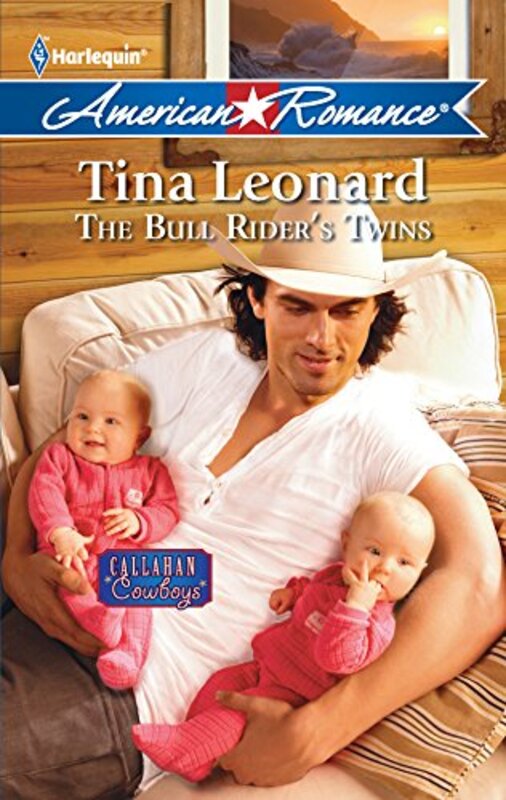 Book cover for "The Bull Rider's Twins" by Tina Leonard