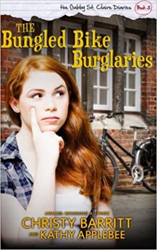 Book cover for "The Bungled Bike Burglaries" by Christy Barritt