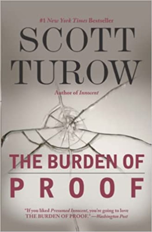 Book cover for "The Burden of Proof" by Scott Turow