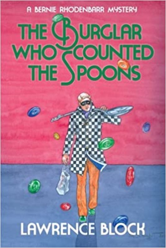 Book cover for "The Burglar Who Counted the Spoons" by Lawrence Block