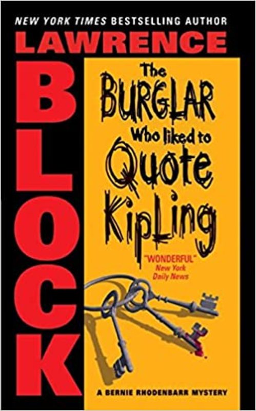 Book cover for "The Burglar Who Liked to Quote Kipling" by Lawrence Block