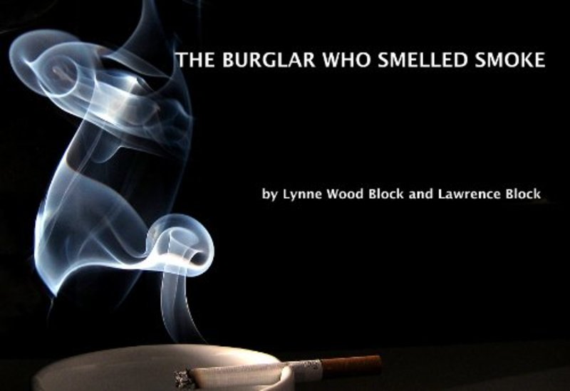 Book cover for "The Burglar Who Smelled Smoke" by Lawrence Block