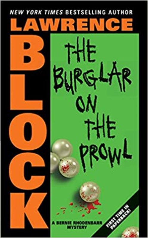 Book cover for "The Burglar on the Prowl" by Lawrence Block