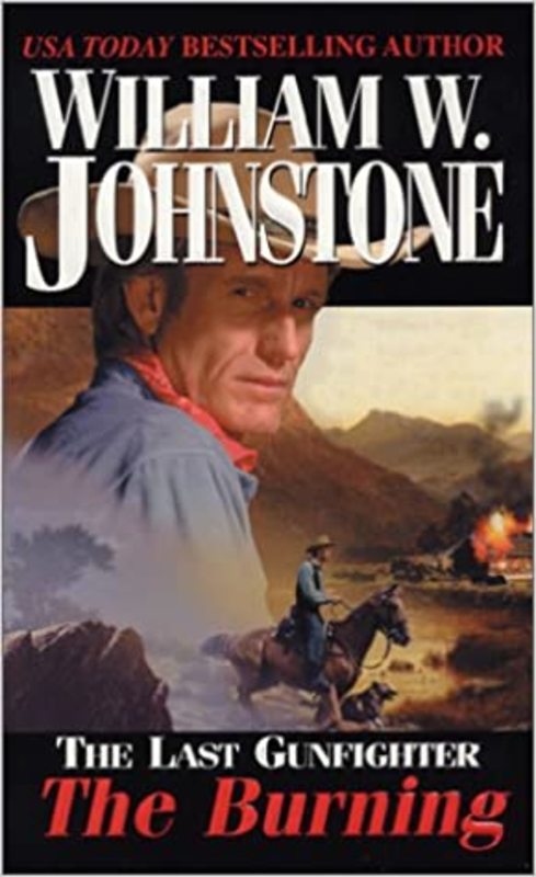 Book cover for "The Burning" by William W Johnstone