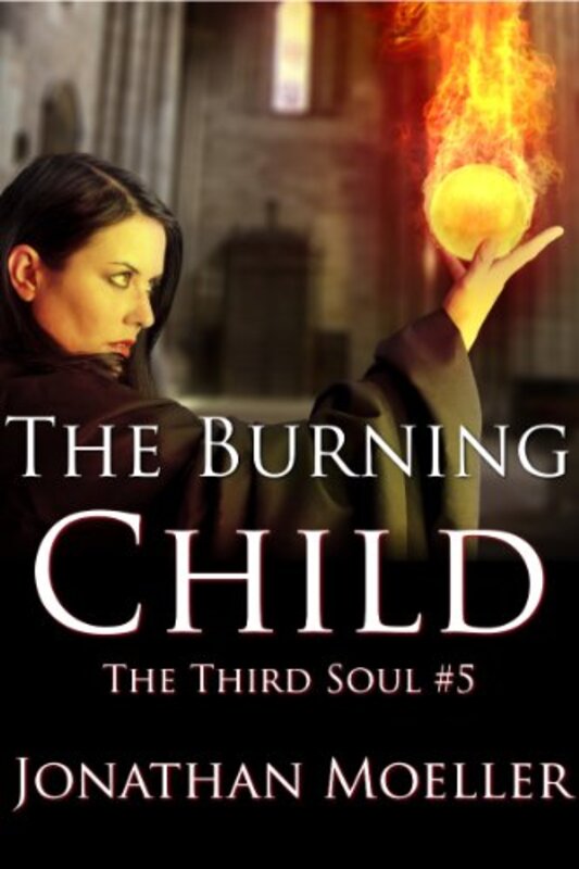 Book cover for "The Burning Child" by Jonathan Moeller