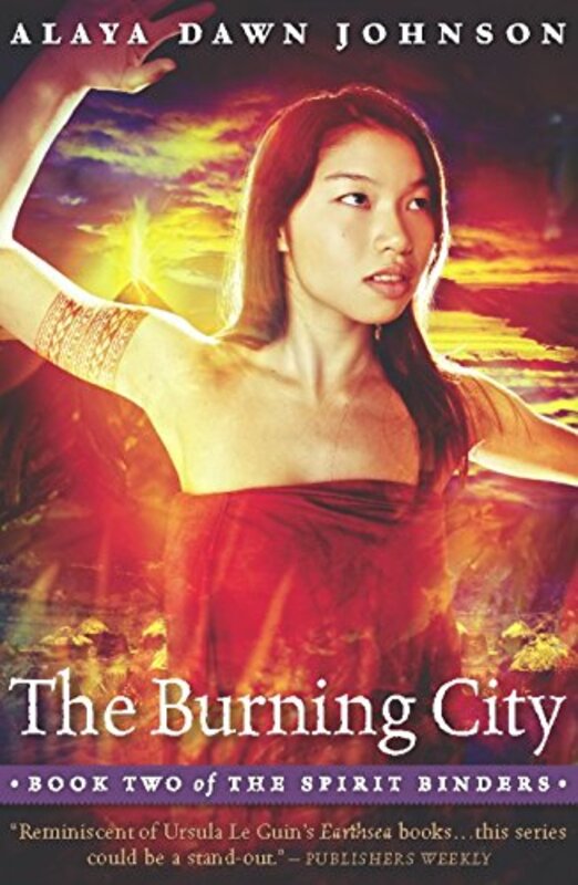 Book cover for "The Burning City" by Alaya Dawn Johnson