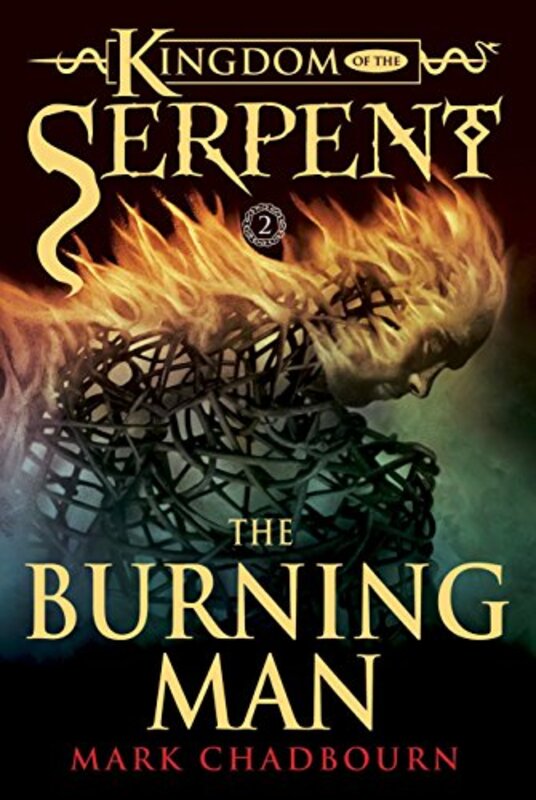 Book cover for "The Burning Man" by Mark Chadbourn