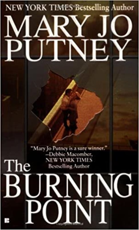 Book cover for "The Burning Point" by Mary Jo Putney