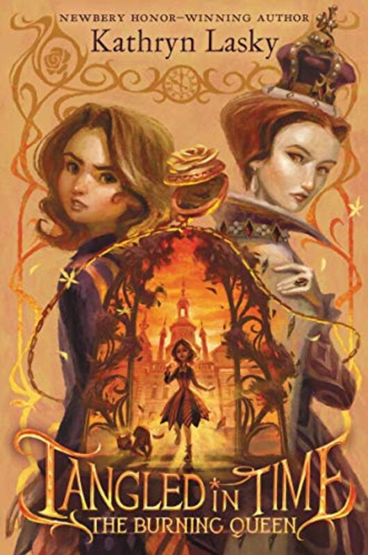 Book cover for "The Burning Queen" by Kathryn Lasky
