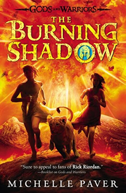 Book cover for "The Burning Shadow" by Michelle Paver
