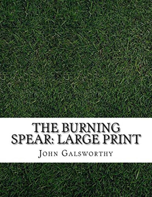 Book cover for "The Burning Spear" by John Galsworthy