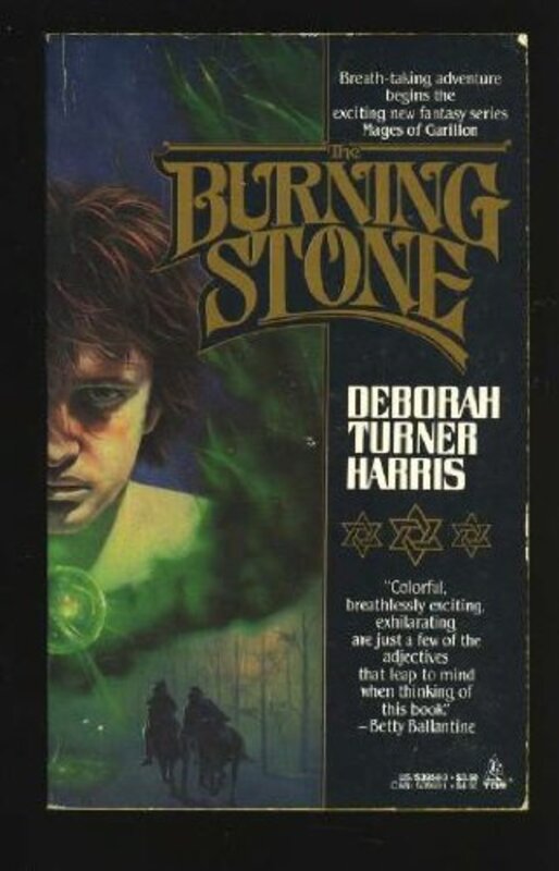 Book cover for "The Burning Stone" by Deborah Turner Harris