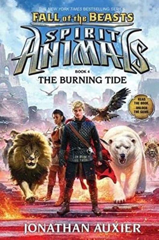 Book cover for "The Burning Tide" by Jonathan Auxier