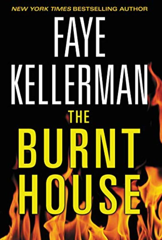 Book cover for "The Burnt House" by Faye Kellerman