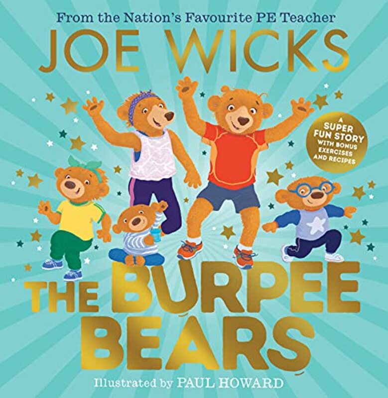 Book cover for "The Burpee Bears" by Joe Wicks