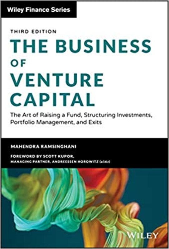 Book cover for "The Business of Venture Capital" by Mahendra Ramsinghani