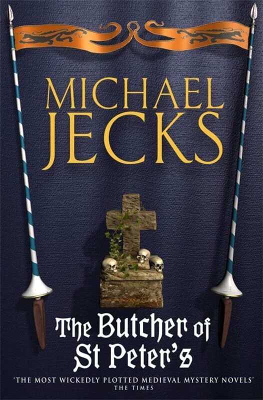 Book cover for "The Butcher of St Peter's" by Michael Jecks