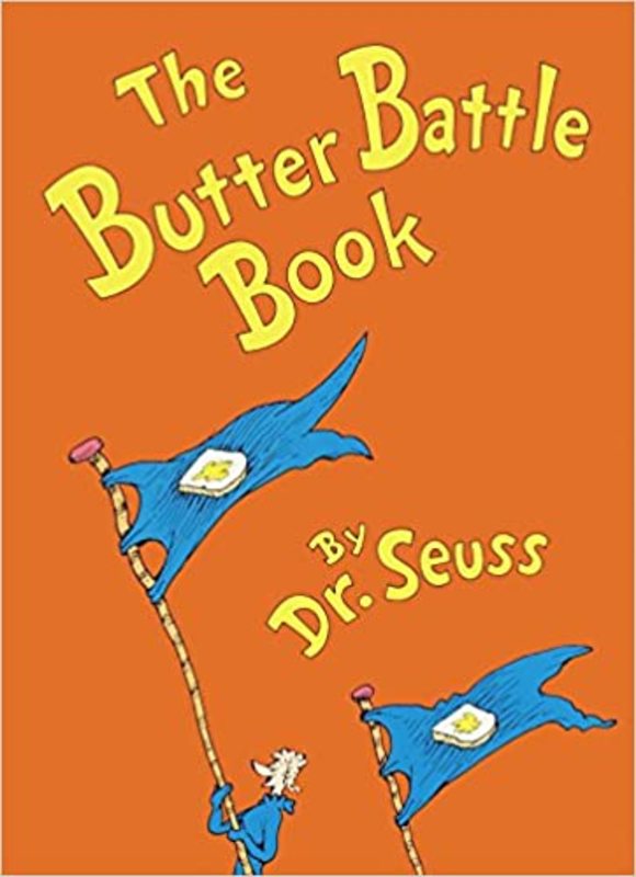 Book cover for "The Butter Battle Book" by Dr. Seuss