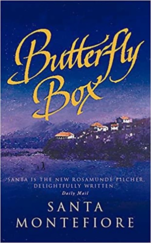 Book cover for "The Butterfly Box" by Santa Montefiore