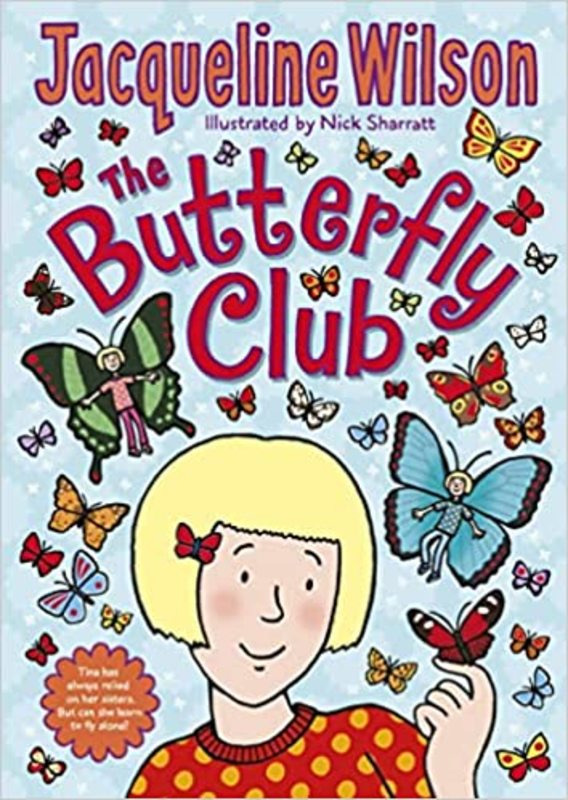 Book cover for "The Butterfly Club" by Jacqueline Wilson