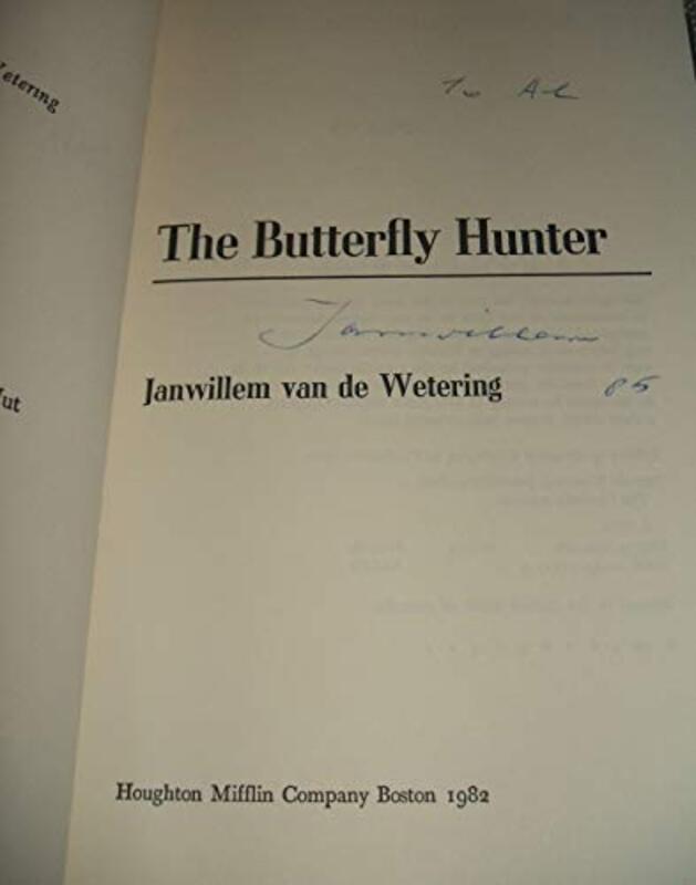 Book cover for "The Butterfly Hunter" by Janwillem van de Wetering