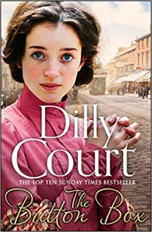 Book cover for "The Button Box" by Dilly Court