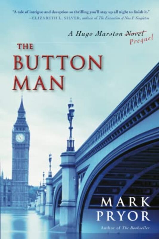 Book cover for "The Button Man" by Mark Pryor