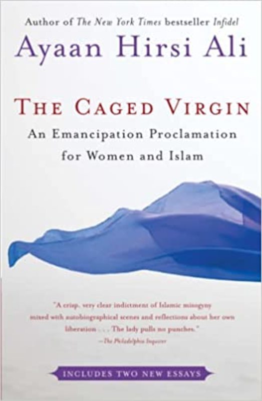 Book cover for "The Caged Virgin"