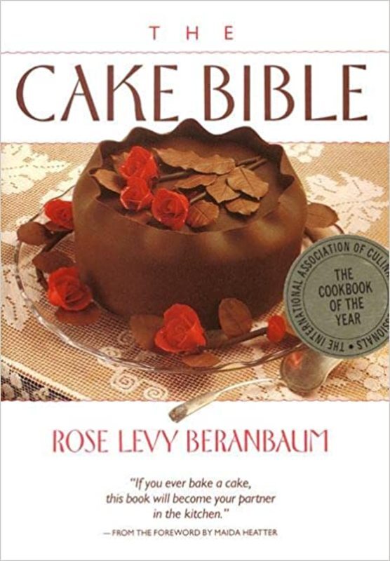 Book cover for "The Cake Bible" by Rose Levy Beranbaum