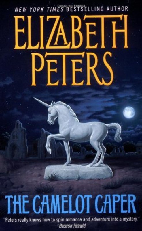 Book cover for "The Camelot Caper" by Elizabeth Peters
