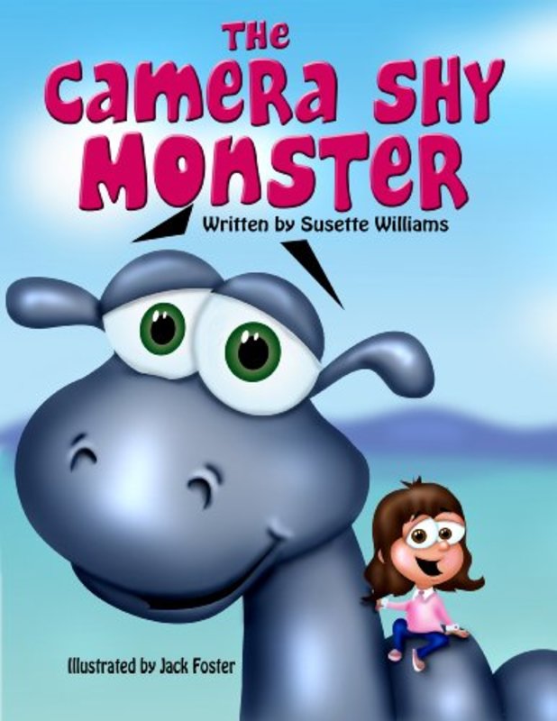 Book cover for "The Camera Shy Monster" by Susette Williams