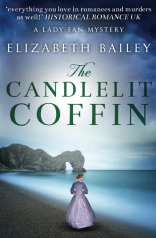 Book cover for "The Candlelit Coffin" by Elizabeth Bailey