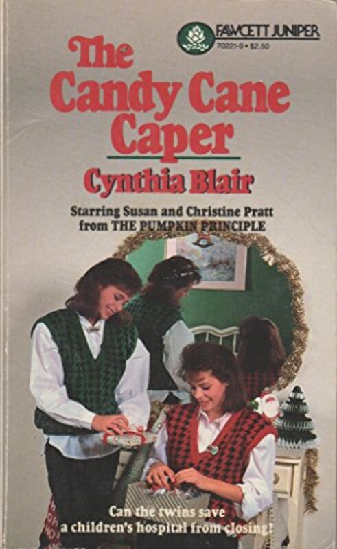 Book cover for "The Candy Cane Caper" by Cynthia Blair