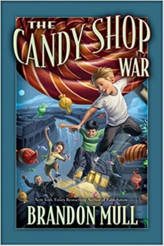 Book cover for "The Candy Shop War" by Brandon Mull
