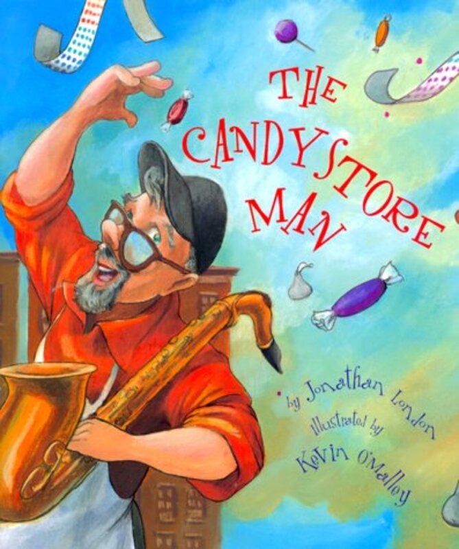 Book cover for "The Candystore Man" by Jonathan London