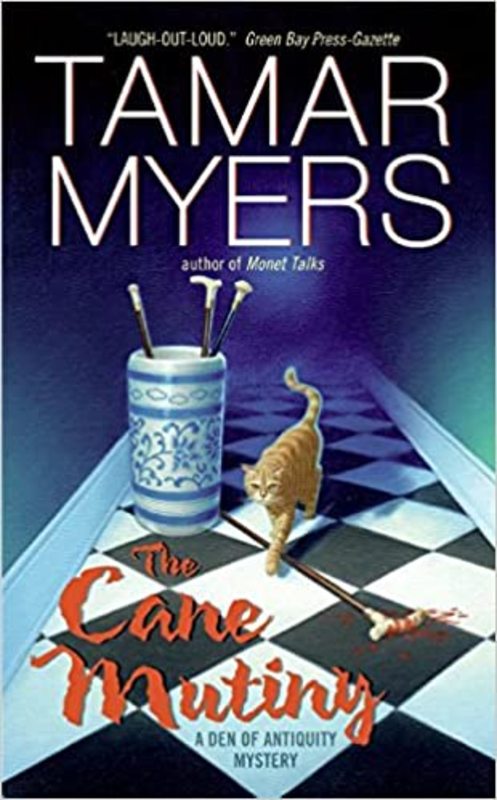 Book cover for "The Cane Mutiny" by Tamar Myers