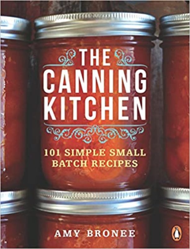 Book cover for "The Canning Kitchen" by Amy Bronee