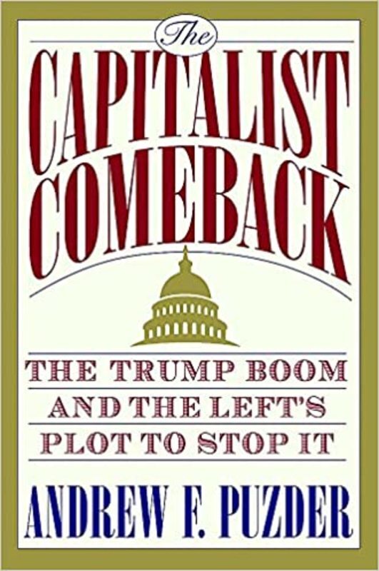 Book cover for "The Capitalist Comeback" by Andrew Puzder
