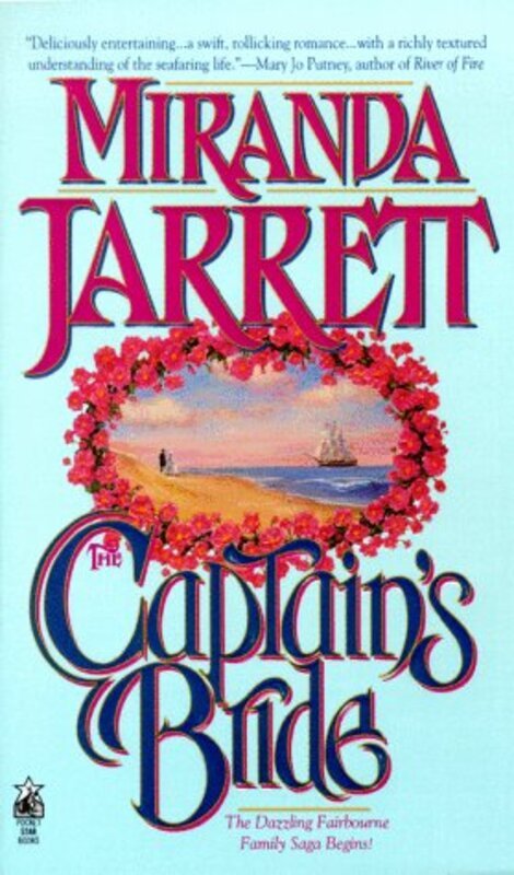 Book cover for "The Captain's Bride" by Susan Holloway Scott