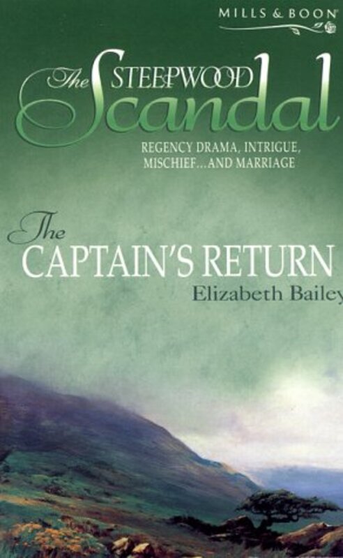 Book cover for "The Captain's Return" by Elizabeth Bailey