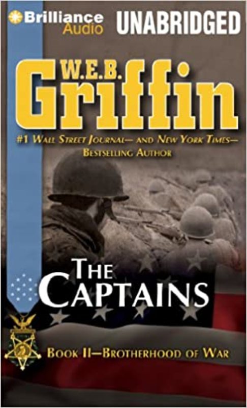 Book cover for "The Captains" by W.E.B. Griffin