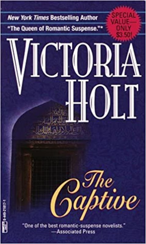 Book cover for "The Captive" by Victoria Holt