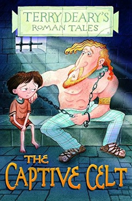 Book cover for "The Captive Celt" by Terry Deary