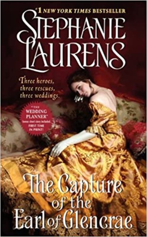 Book cover for "The Capture of the Earl of Glencrae" by Stephanie Laurens